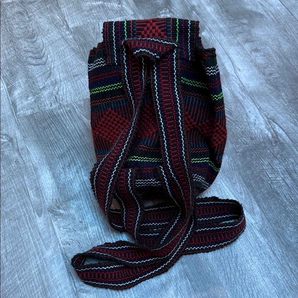 Handcrafted Multicolor Small Backpack - image 5